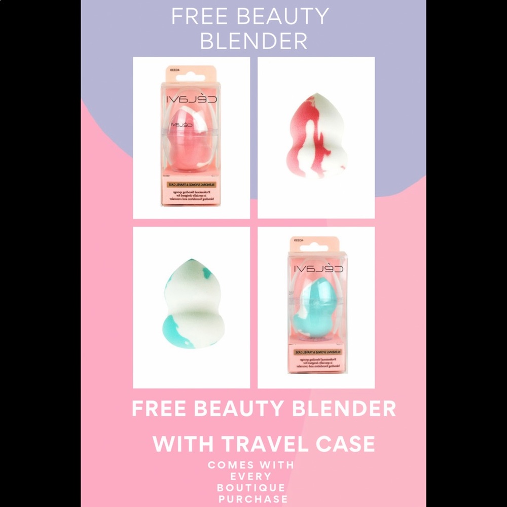 Free Beauty Blender with Travel Case